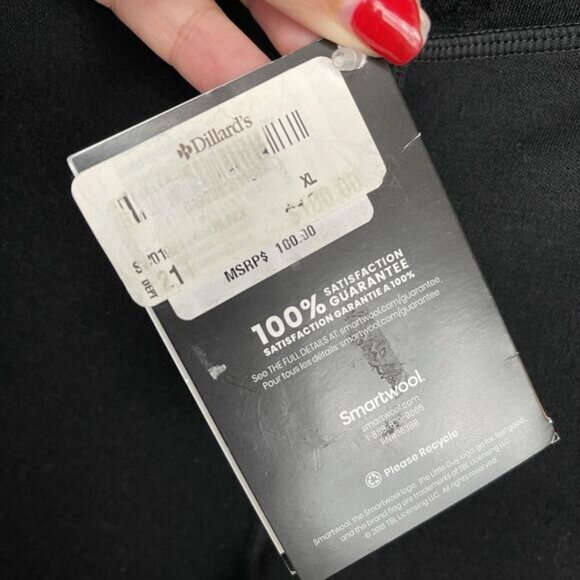 Smartwool Merino 250 Base layer Ladies Pants Black Size XL NWT - Picture 6 of 8